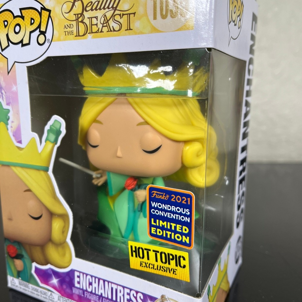 Funko Pop Disney Enchantress 1035 Beauty & the Beast 2021 Wondrous Convention - Picture 3 of 8